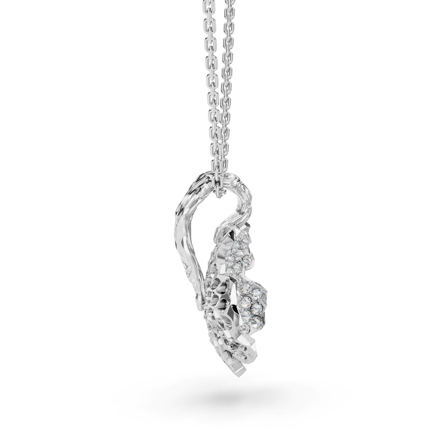 Necklace collection Almond Blossom, Diamond, Ruby, 18K Gold | Photo 5