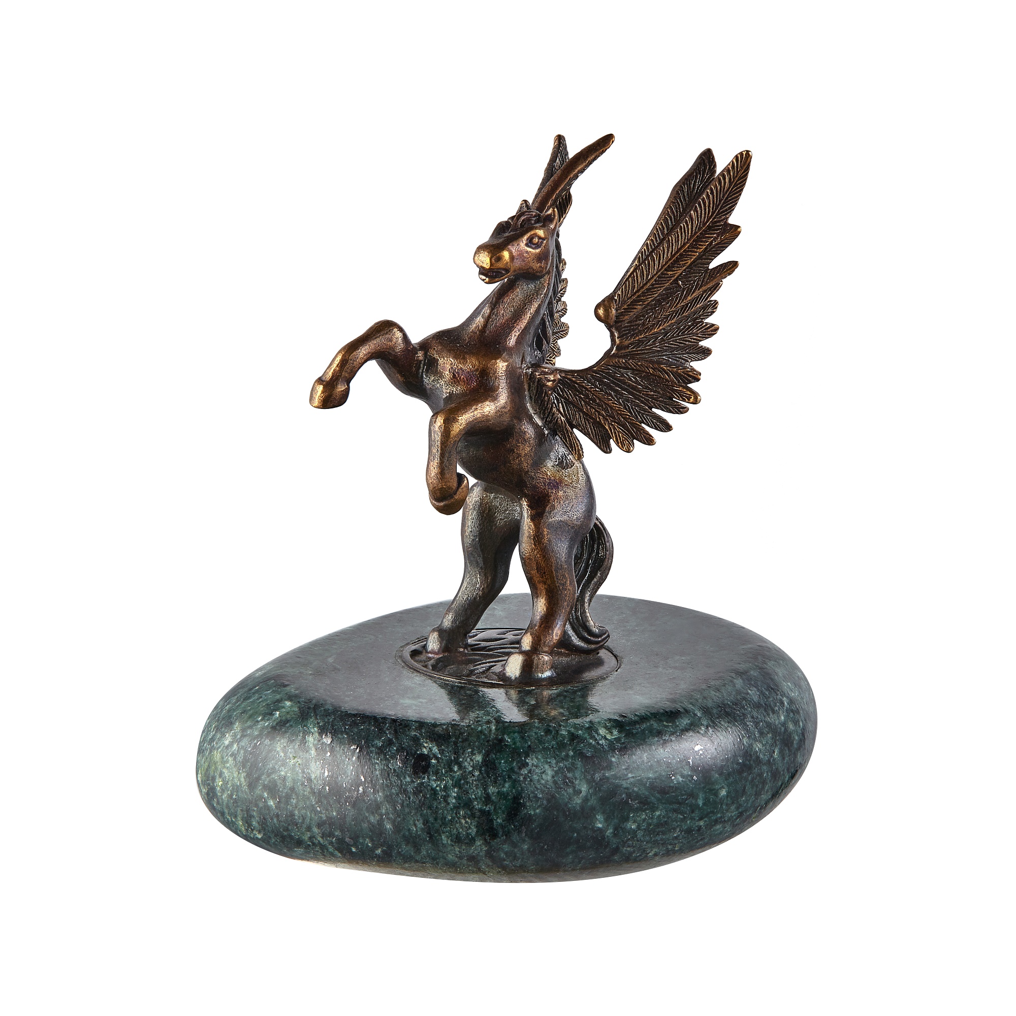 Interior Accessory  «Pegasus», collection Symbol of the Year, MOISEIKIN, Serpentinite, Bronze | Photo 1