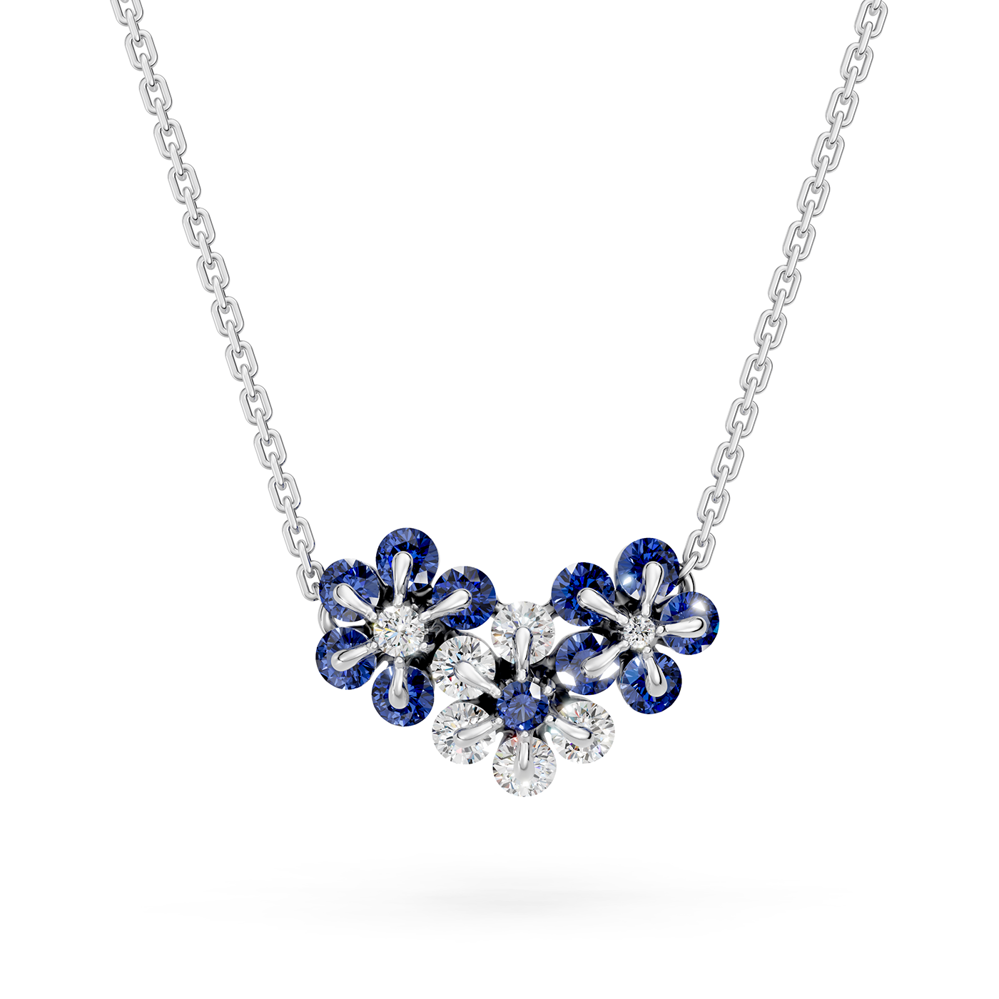 Necklace 'Tsvetodelika',  Waltz of Flowers | Photo 1