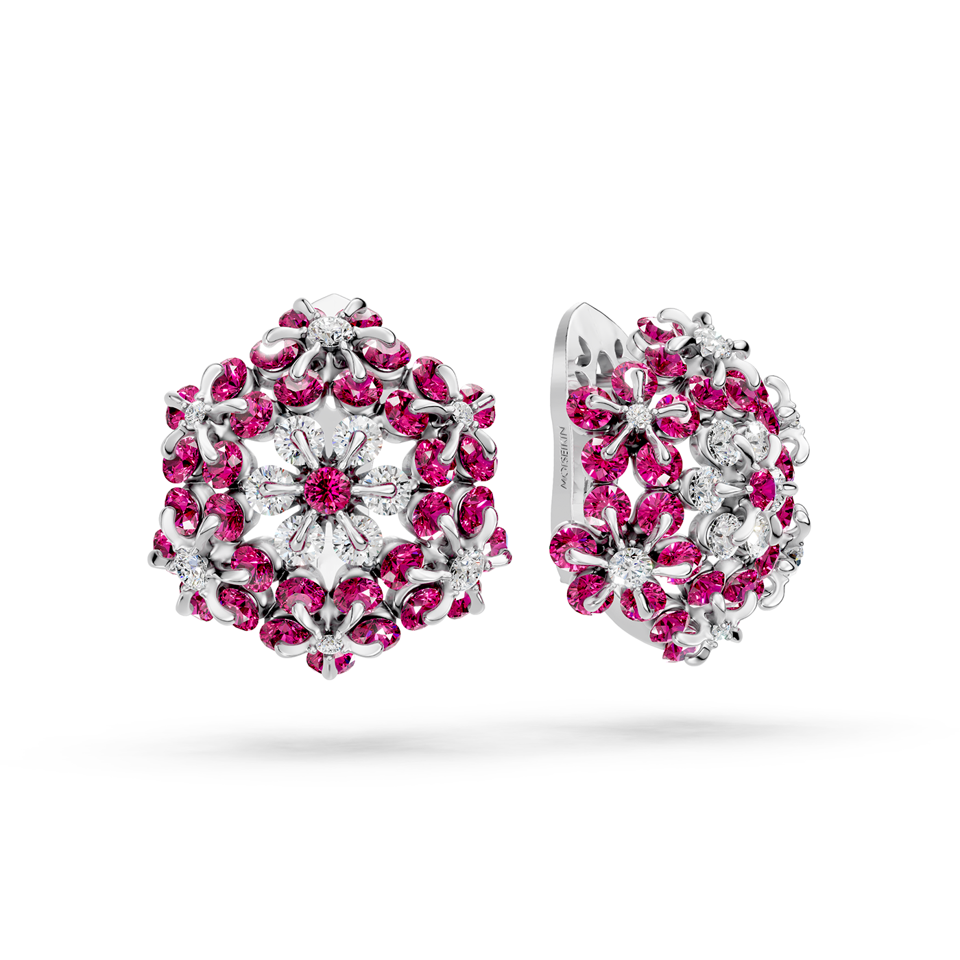 Earrings 'Tsvetodelika',  Waltz of Flowers | Photo 1