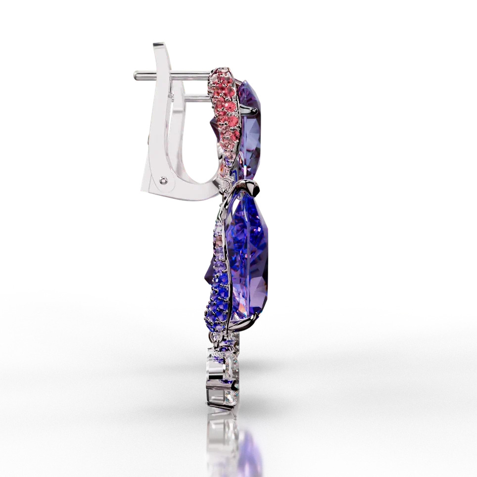 Earrings 'The frame without the central stone' | Photo 4