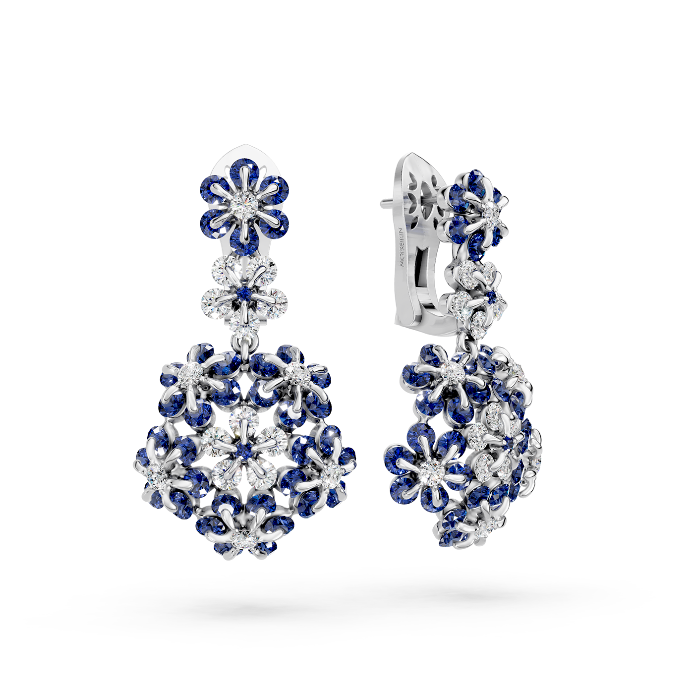 Earrings 'Tsvetodelika',  Waltz of Flowers | Photo 1
