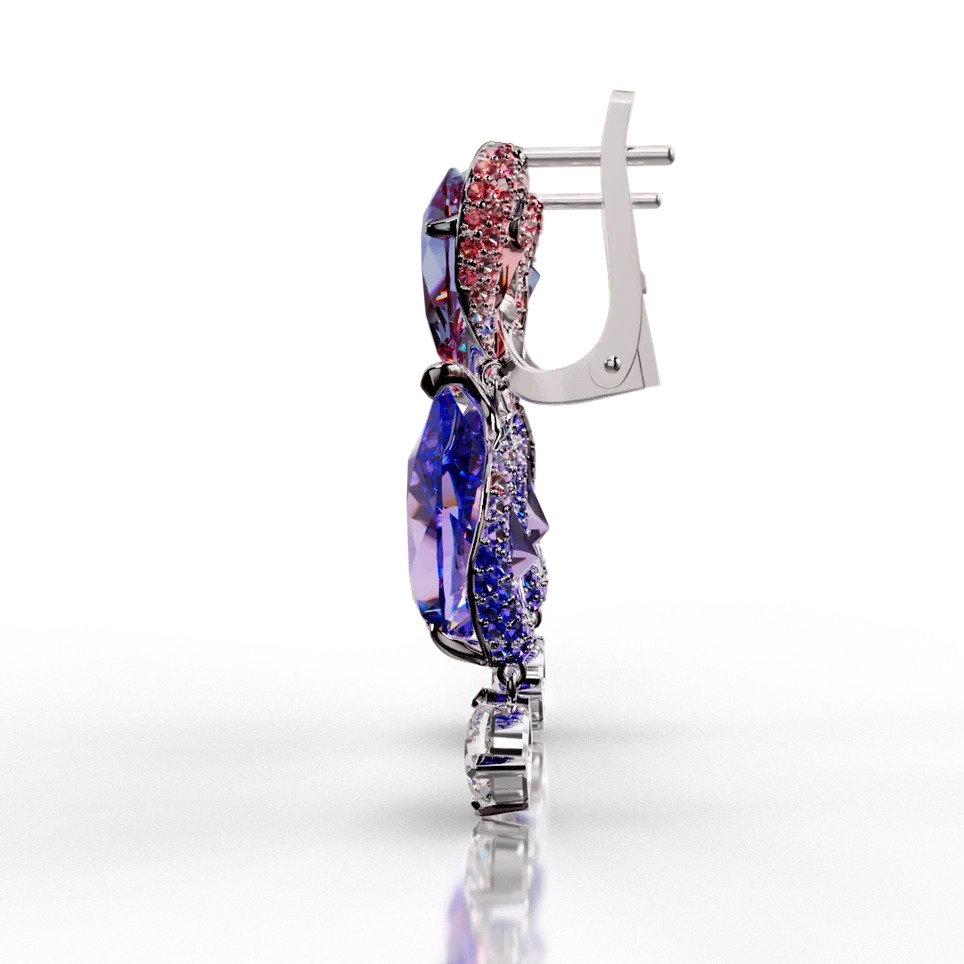 Earrings 'The frame without the central stone' | Photo 5