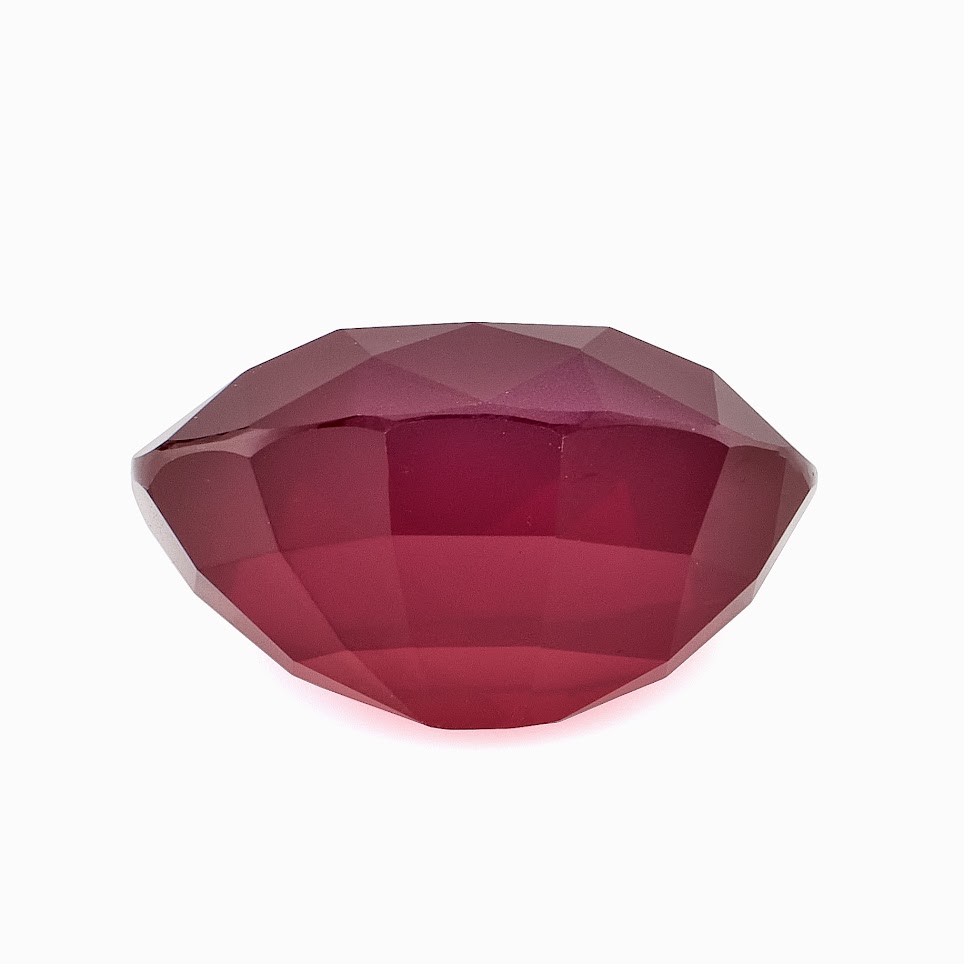 Ring Ruby, Diamond, 18K White Gold | Photo 7