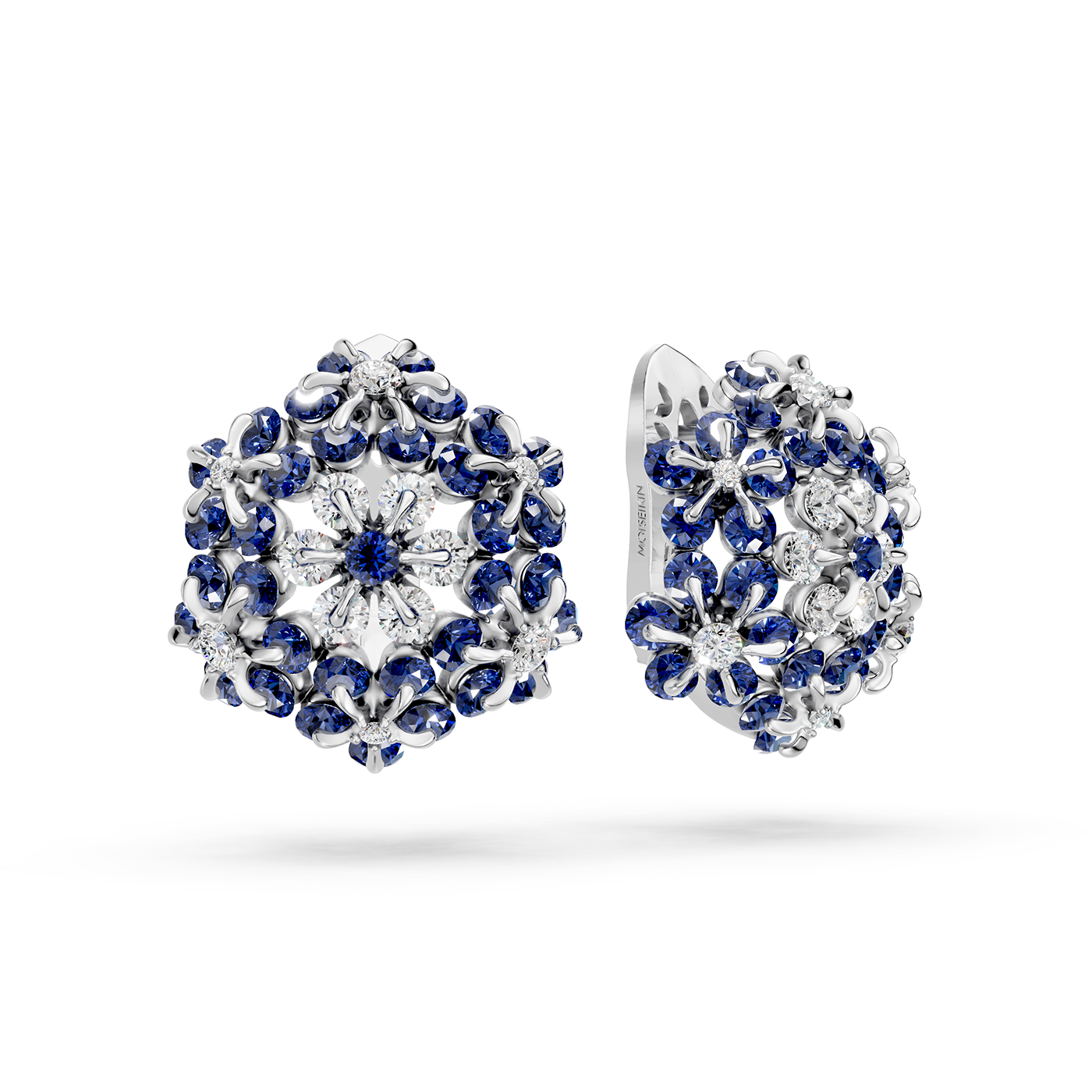 Earrings 'Tsvetodelika',  Waltz of Flowers | Photo 1