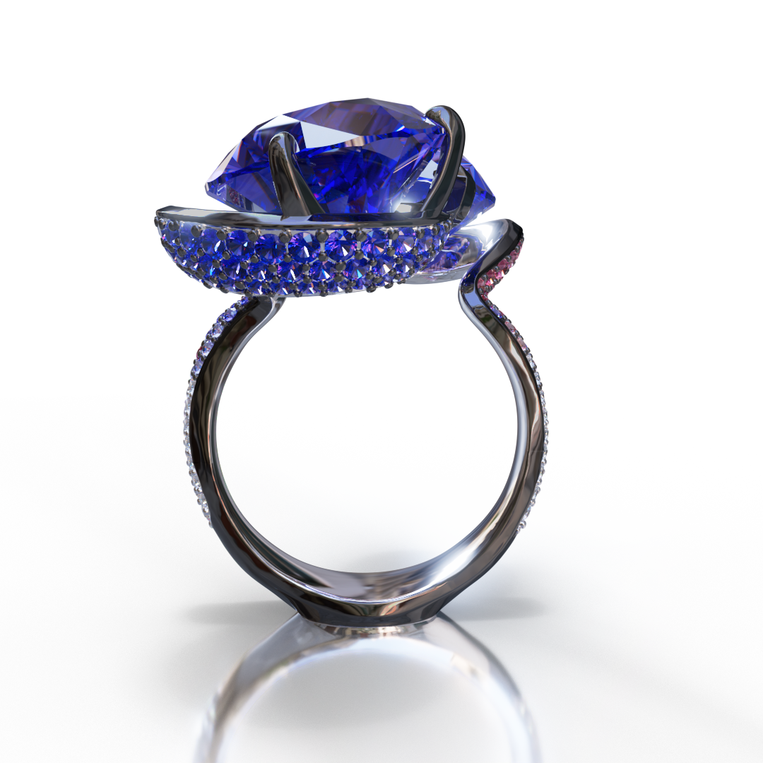 Ring 'The frame without the central stone' | Photo 4