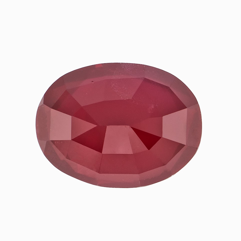 Ring Ruby, Diamond, 18K White Gold | Photo 6