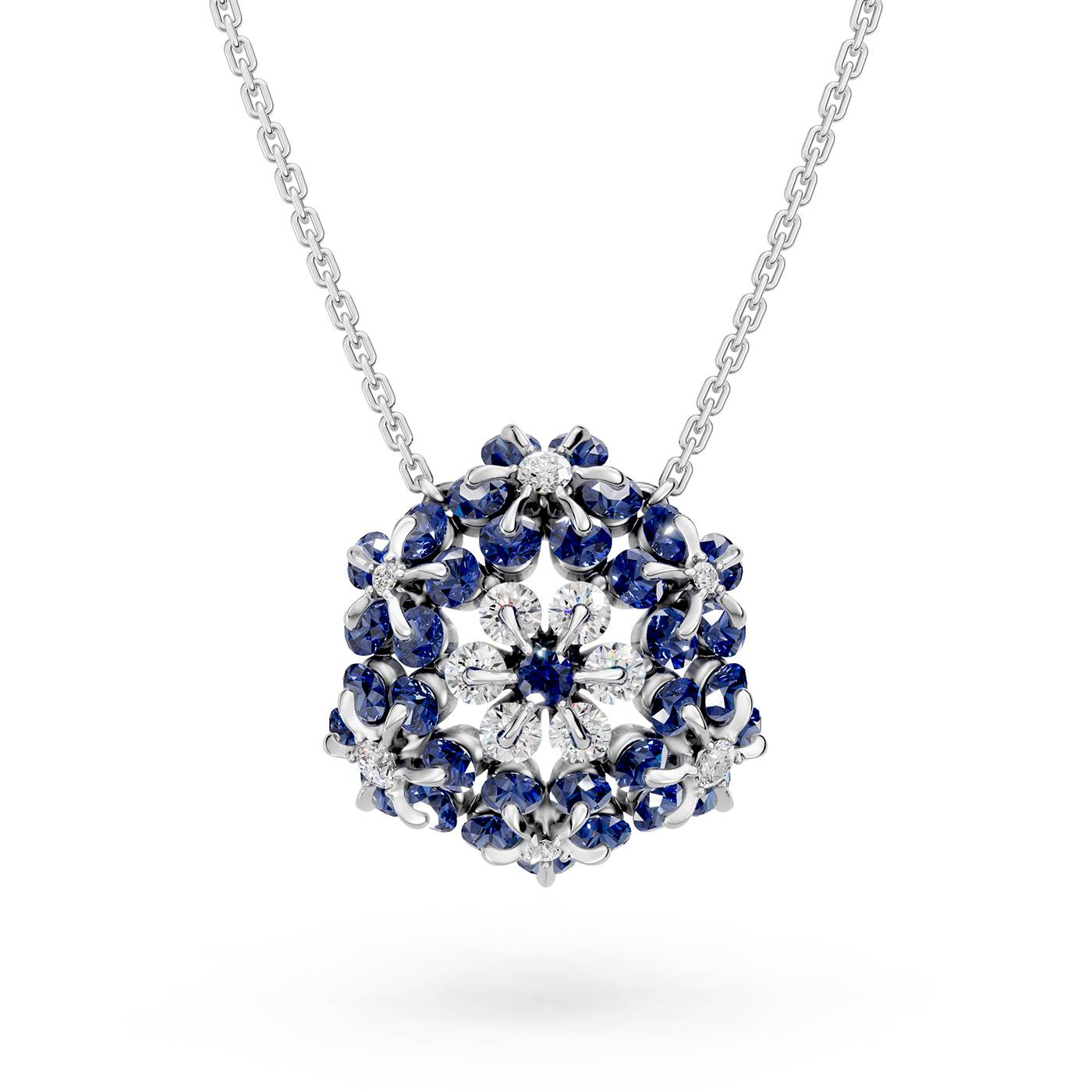 Necklace 'Tsvetodelika',  Waltz of Flowers | Photo 1
