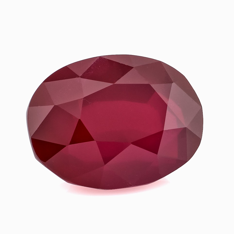 Ring 'The frame without the central stone', Ruby, Diamond, Sapphire, 18K White Gold | Photo 4