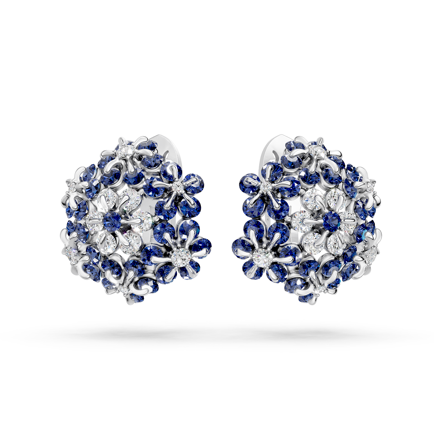 Earrings 'Tsvetodelika',  Waltz of Flowers | Photo 4