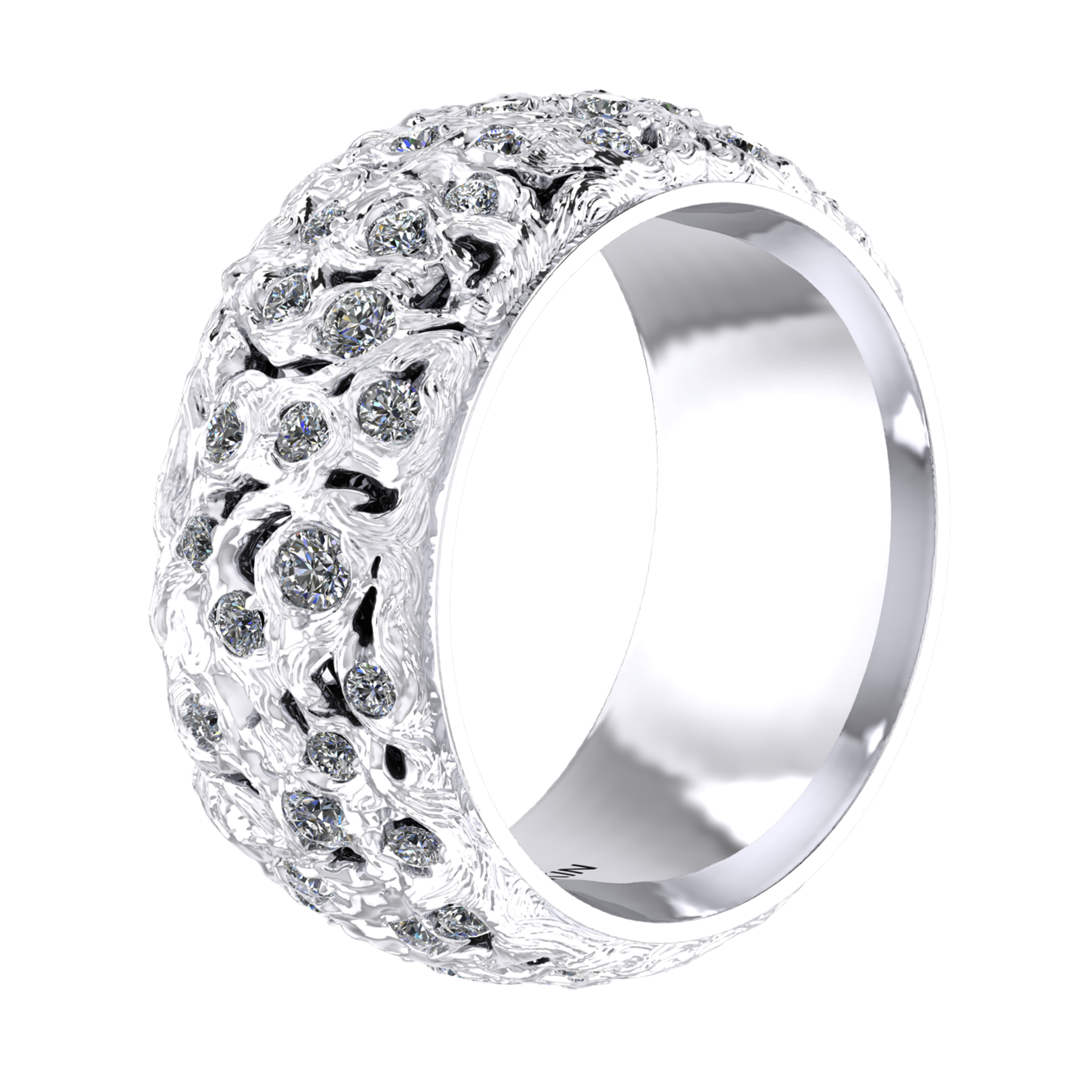 Ring collection Starry Night, MOISEIKIN, Diamonds, 18K White Gold | Photo 1