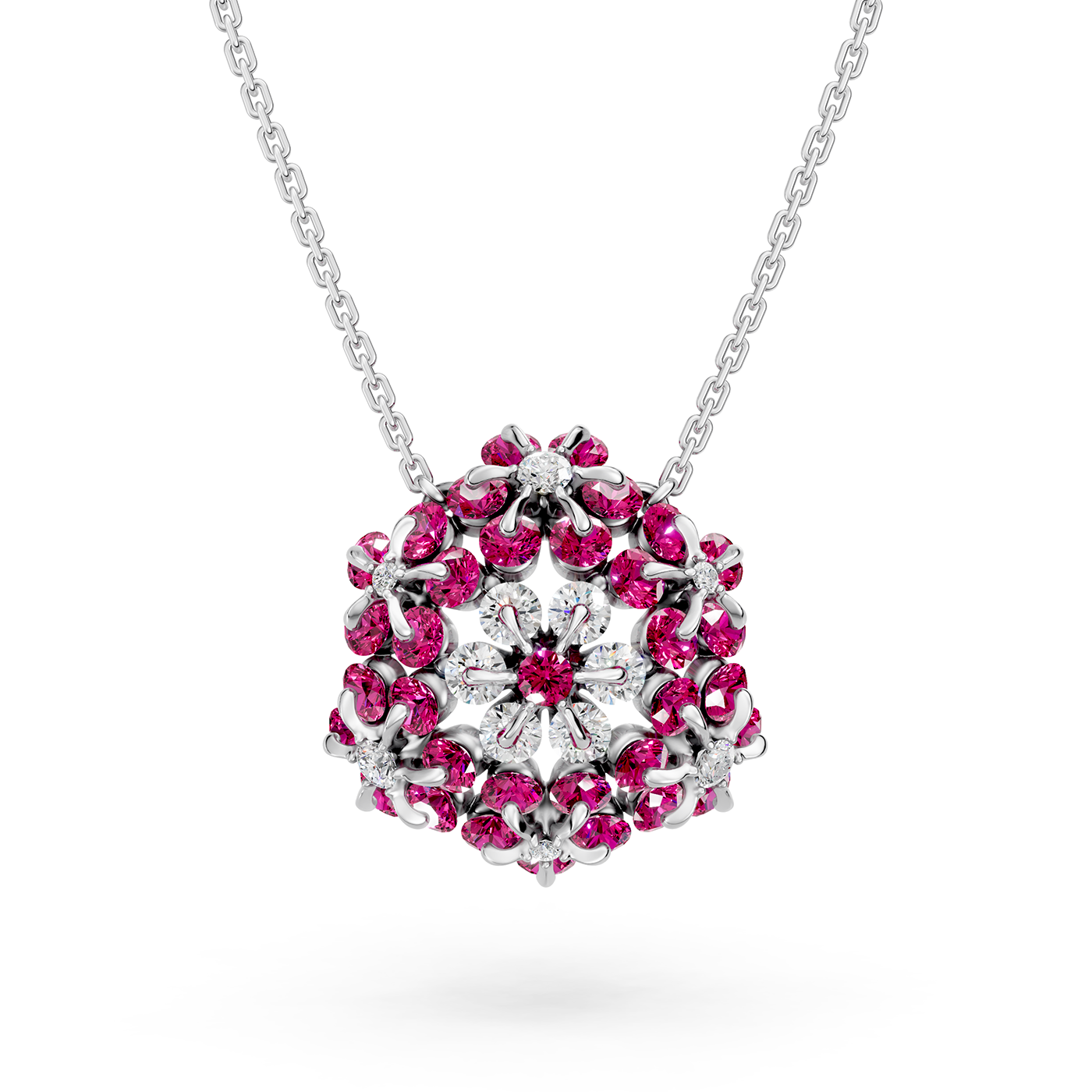 Necklace 'Tsvetodelika',  Waltz of Flowers | Photo 1