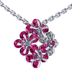 Колье «Цветоделика»,  Вальс цветов | Фото 1