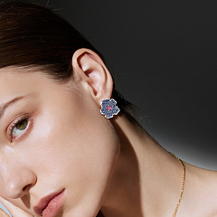 Серьги Цветение миндаля | Фото 1