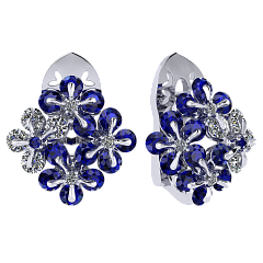 Серьги «Цветоделика»,  Вальс цветов | Фото 1