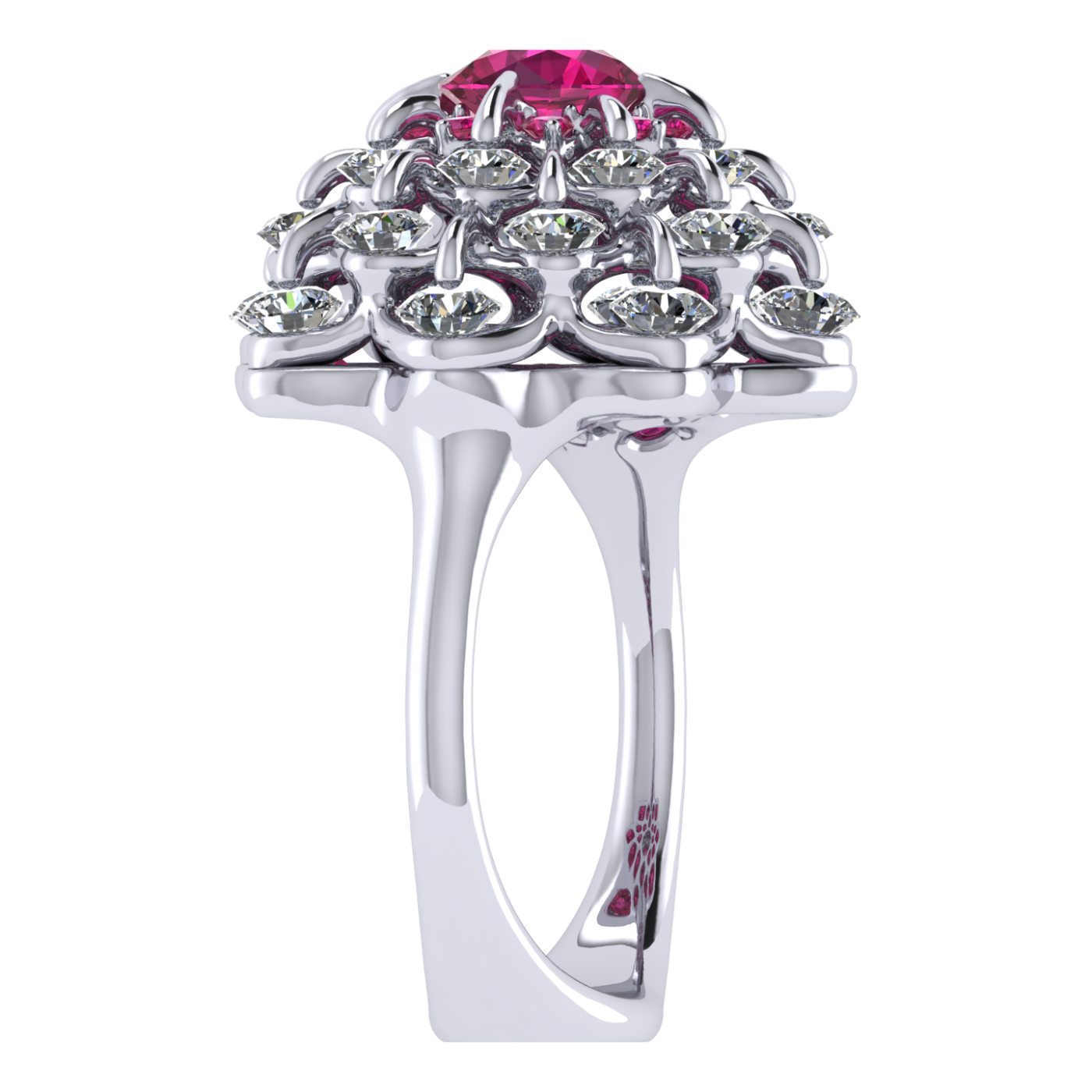 Ring 'The frame without the central stone',  Ball of Colours | Photo 6