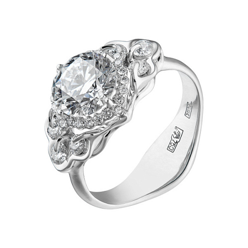 Кольцо  Лебединая верность