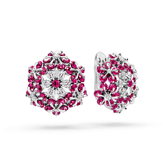 Earrings "Tsvetodelika",  Waltz of Flowers | Photo 1