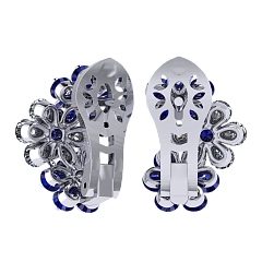 Серьги «Цветоделика», Вальс цветов | Фото 1