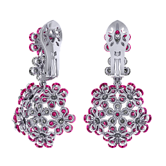 Серьги «Цветоделика»,  Вальс цветов | Фото 1