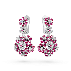 Earrings "Tsvetodelika",  Waltz of Flowers | Photo 1