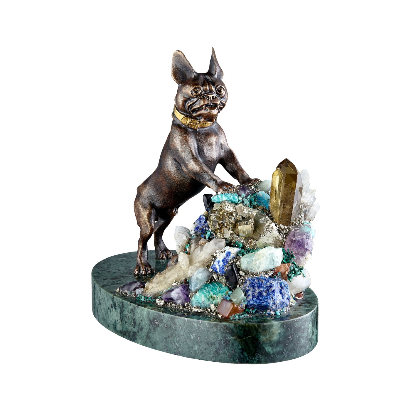Sculpture / Figurine 'French bulldog with Gem Hill',  Symbol of the Year | Photo 3