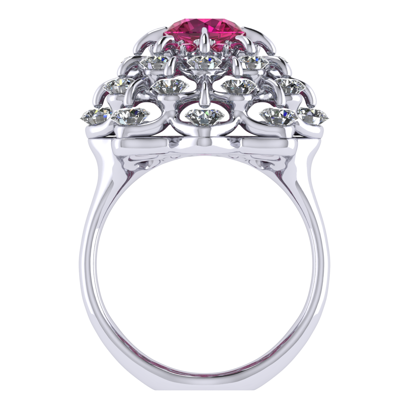 Ring 'The frame without the central stone',  Ball of Colours | Photo 3