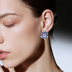 Earrings "Tsvetodelika",  Waltz of Flowers | Photo 1
