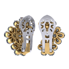 Серьги «Цветоделика»,  Вальс цветов | Фото 1