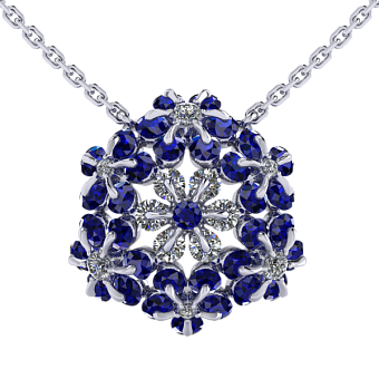 Колье «Цветоделика»,  Вальс цветов