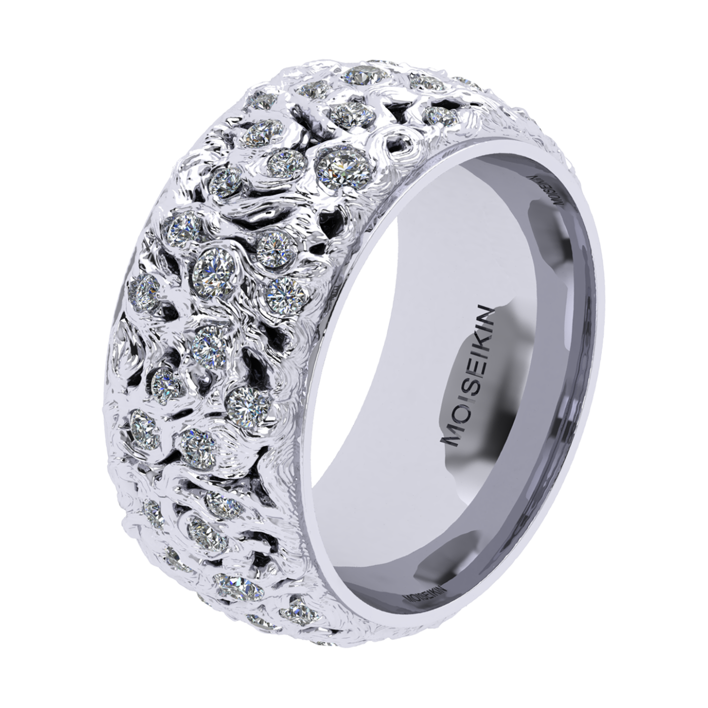 Ring collection Starry Night, MOISEIKIN, Diamond, 18K White Gold | Photo 1