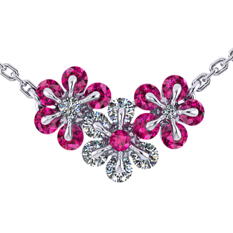 Колье «Цветоделика»,  Вальс цветов