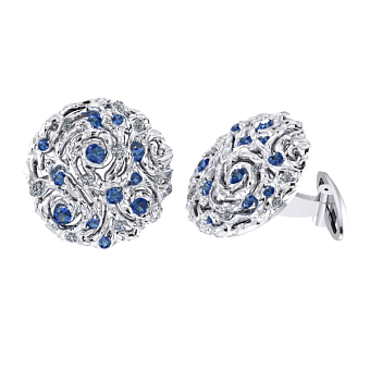 Запонки  Звездная ночь