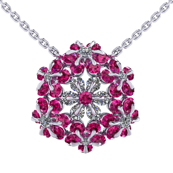 Колье «Цветоделика»,  Вальс цветов