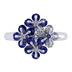 Кольцо «Цветоделика»,  Вальс цветов | Фото 1