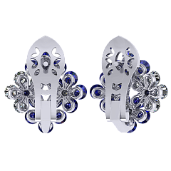 Серьги «Цветоделика»,  Вальс цветов | Фото 1