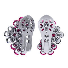 Серьги «Цветоделика», Вальс цветов | Фото 1