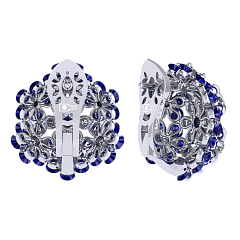 Серьги «Цветоделика»,  Вальс цветов | Фото 1