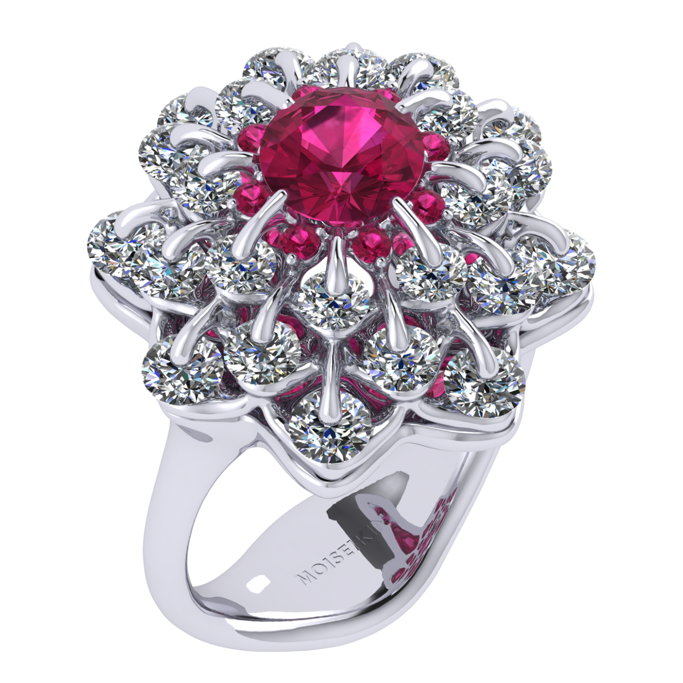 Ring 'The frame without the central stone',  Ball of Colours | Photo 1