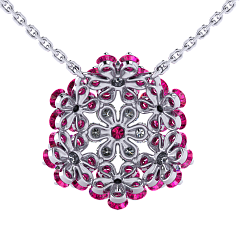 Колье «Цветоделика»,  Вальс цветов | Фото 1