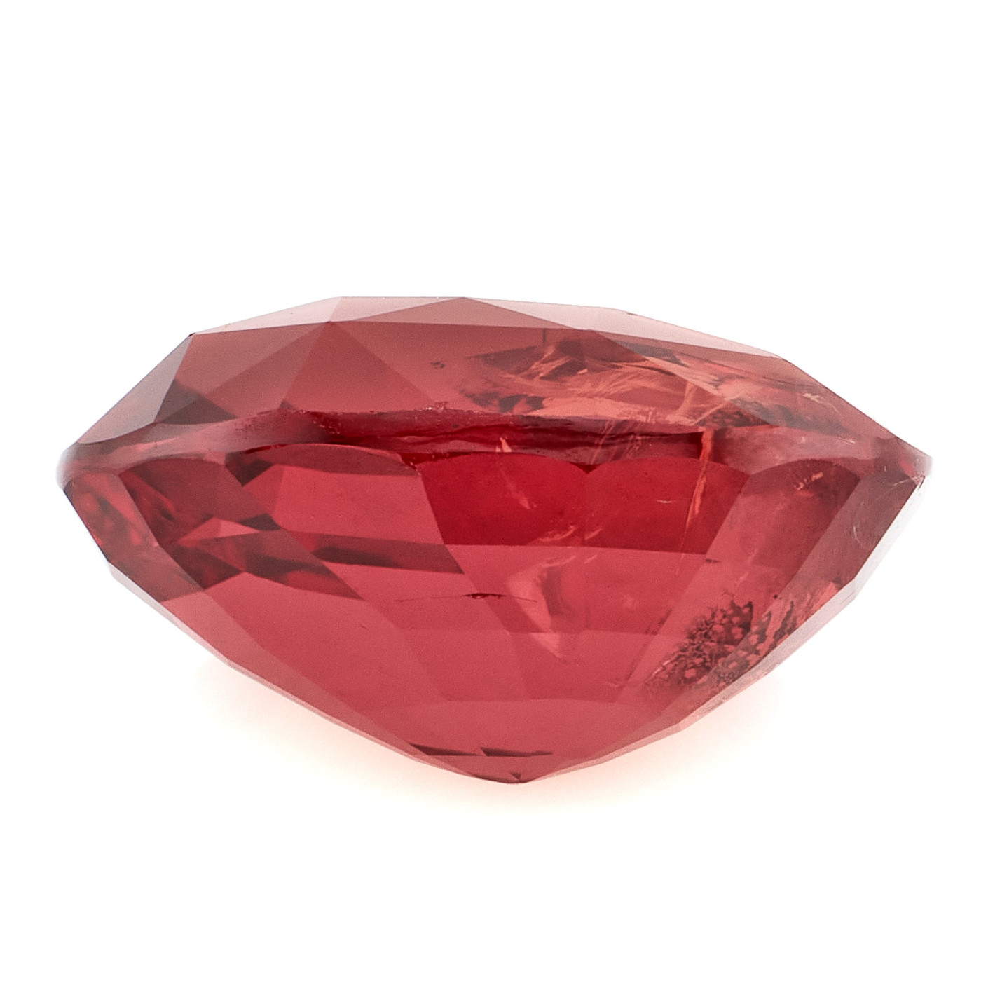 Ring 'The frame without the central stone', collection Ball of Colours, Ruby, Diamond, 18K White Gold | Photo 9
