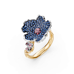 Ring collection Almond Blossom , MOISEIKIN, Sapphire, Ruby, 18K Gold